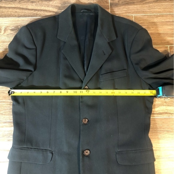 DOLCE & GABBANA Men's Greened Grey Draped Jersey Wool Blend Blazer Jacket - Picture 8 of 14